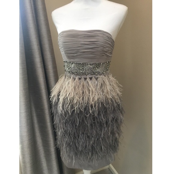 Sue Wong Dresses & Skirts - <SUE WONG> Ostrich Feather Dress